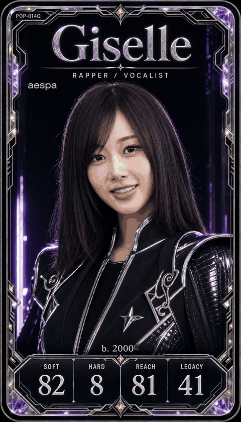 Giselle individual eracii card front.
