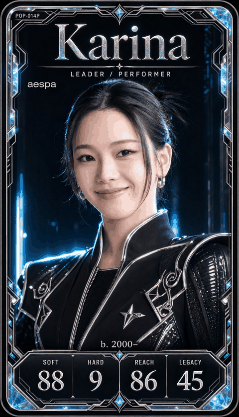 Karina individual eracii card front.