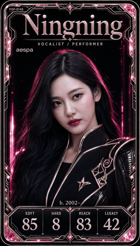 Ningning individual eracii card front.