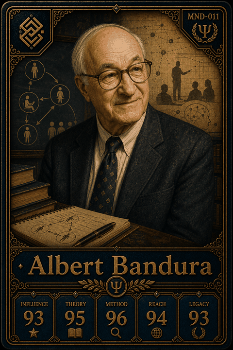 Albert Bandura individual eracii card front.