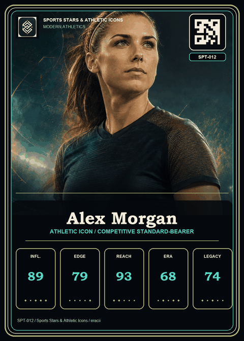 Alex Morgan individual eracii card front.