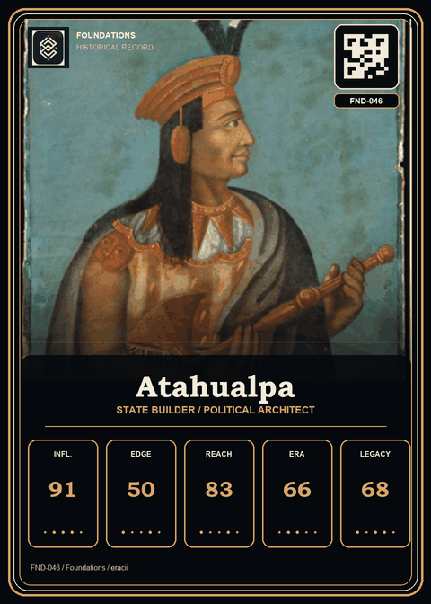 Atahualpa individual eracii card front.