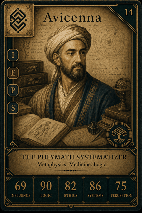 Avicenna individual eracii card front.