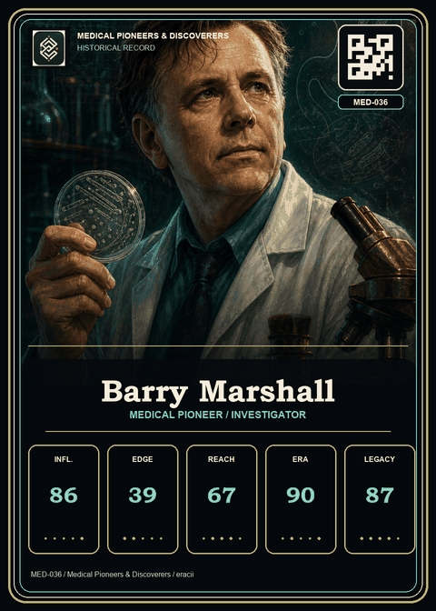 Barry Marshall individual eracii card front.