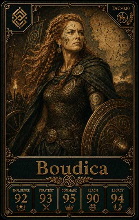 Boudica individual eracii card front.