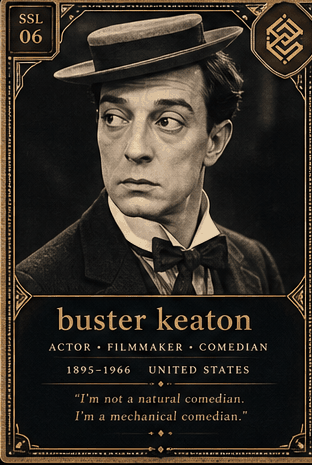 Buster Keaton card preview.