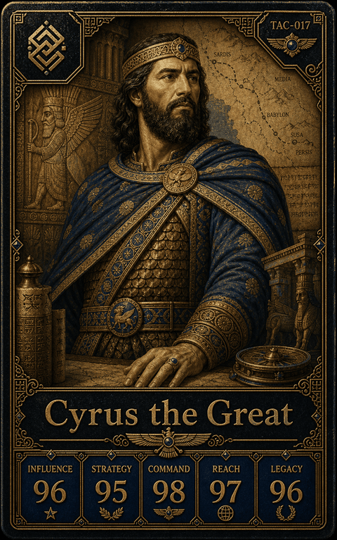 Cyrus the Great individual eracii card front.