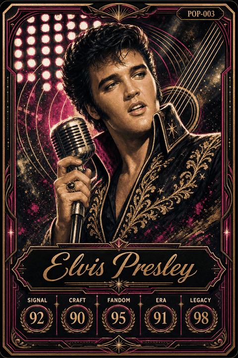 Elvis Presley card preview.