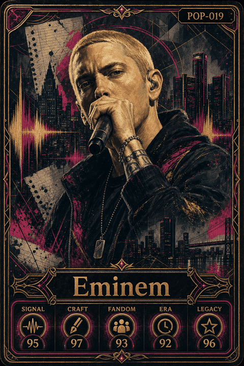 Eminem individual eracii card front.
