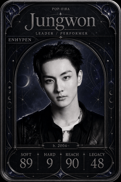Jungwon individual eracii card front.