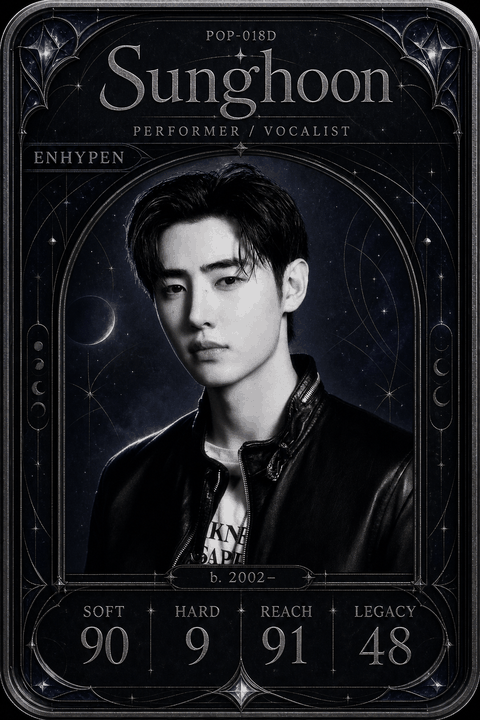 Sunghoon individual eracii card front.