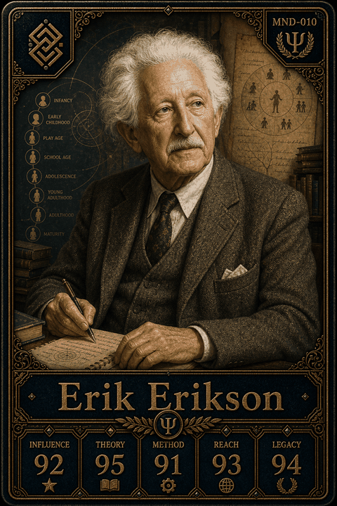 Erik Erikson individual eracii card front.