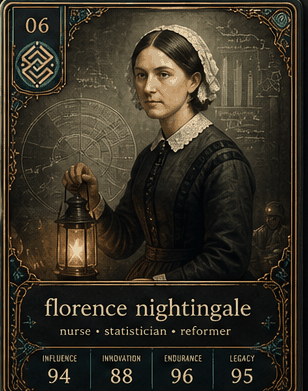 Florence Nightingale card preview.
