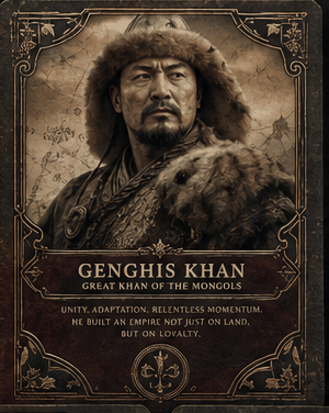 Genghis Khan card preview.
