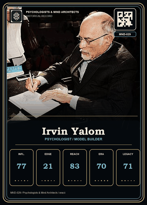 Irvin Yalom individual eracii card front.