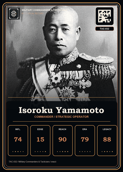 Isoroku Yamamoto individual eracii card front.