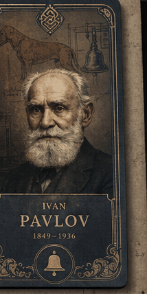 Ivan Pavlov individual eracii card front.