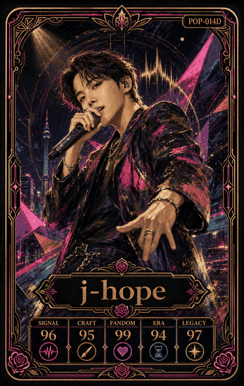 J-Hope individual eracii card front.