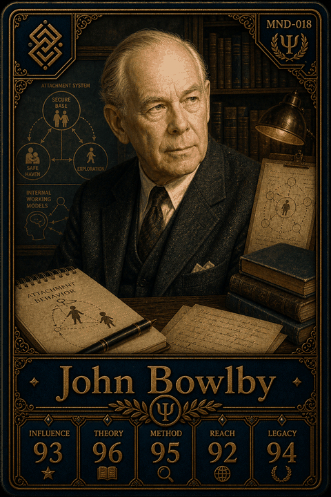 John Bowlby individual eracii card front.