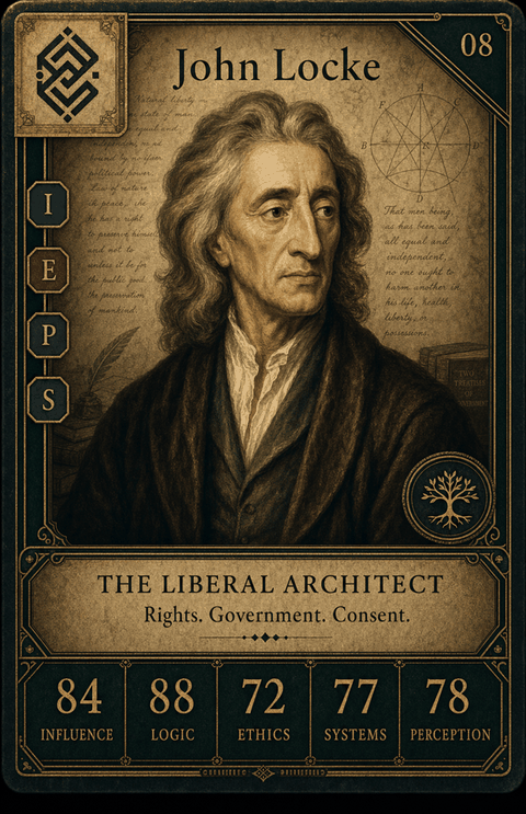 John Locke individual eracii card front.