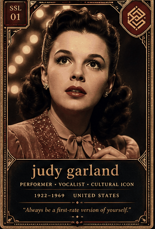 Judy Garland card preview.