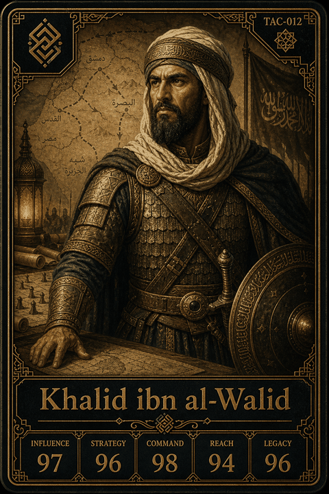 Khalid ibn al-Walid individual eracii card front.