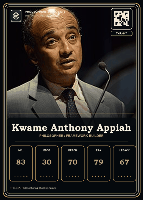 Kwame Anthony Appiah individual eracii card front.