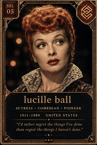 Lucille Ball card preview.