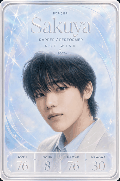 Sakuya individual eracii card front.