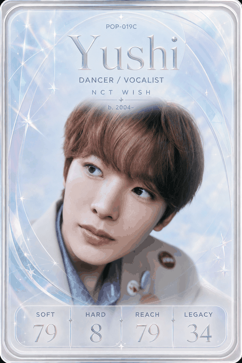 Yushi individual eracii card front.
