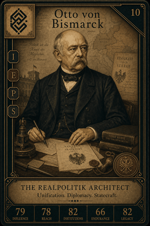 Otto von Bismarck individual eracii card front.