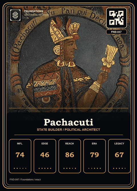 Pachacuti individual eracii card front.