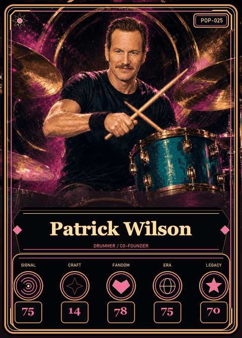 Patrick Wilson individual eracii card front.