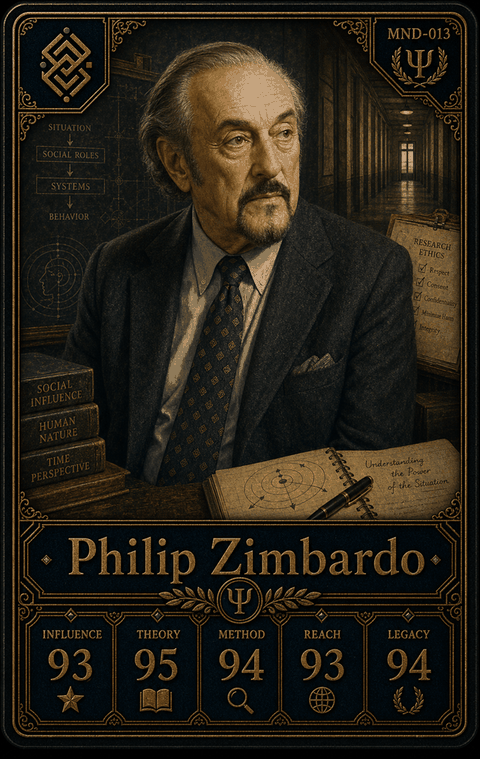 Philip Zimbardo individual eracii card front.