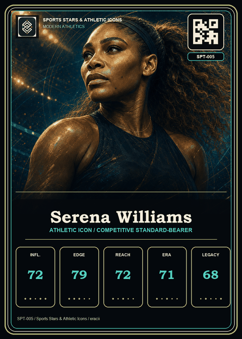 Serena Williams card preview.