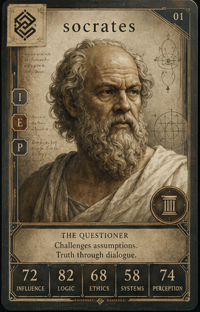 Socrates individual eracii card front.