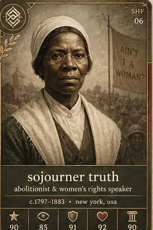 Sojourner Truth card preview.