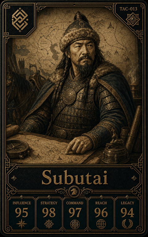Subutai individual eracii card front.