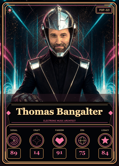 Thomas Bangalter individual eracii card front.