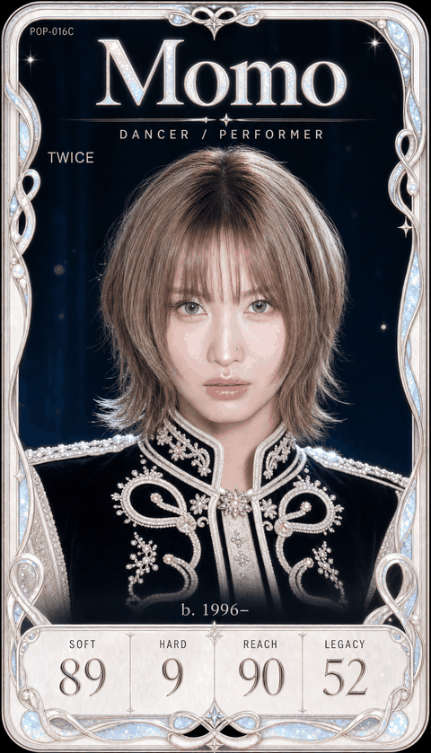 Momo individual eracii card front.