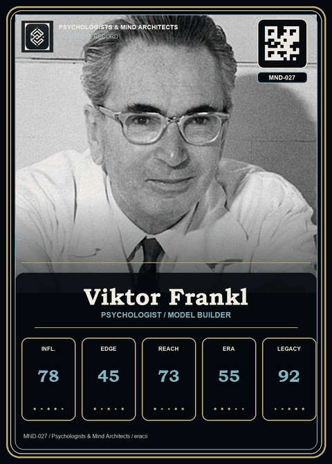 Viktor Frankl individual eracii card front.