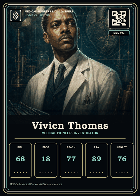 Vivien Thomas individual eracii card front.