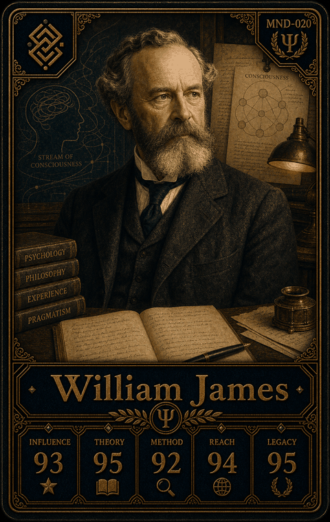 William James individual eracii card front.