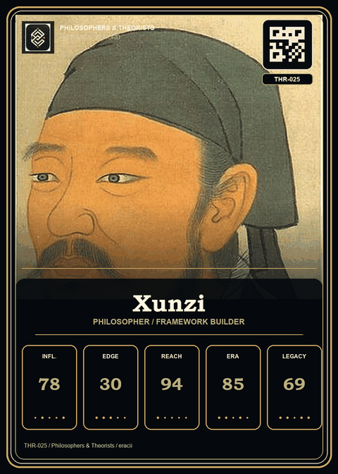 Xunzi individual eracii card front.
